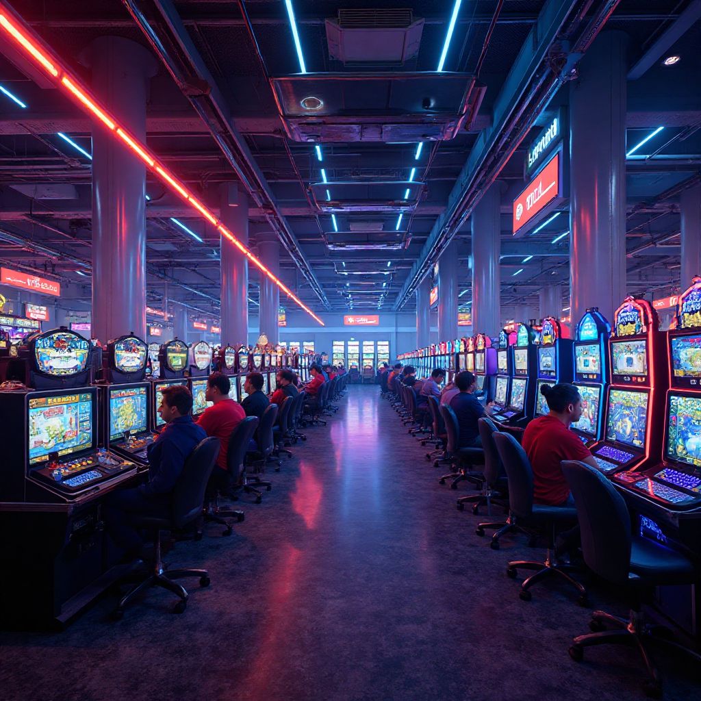 Main gaming area at LevelUp