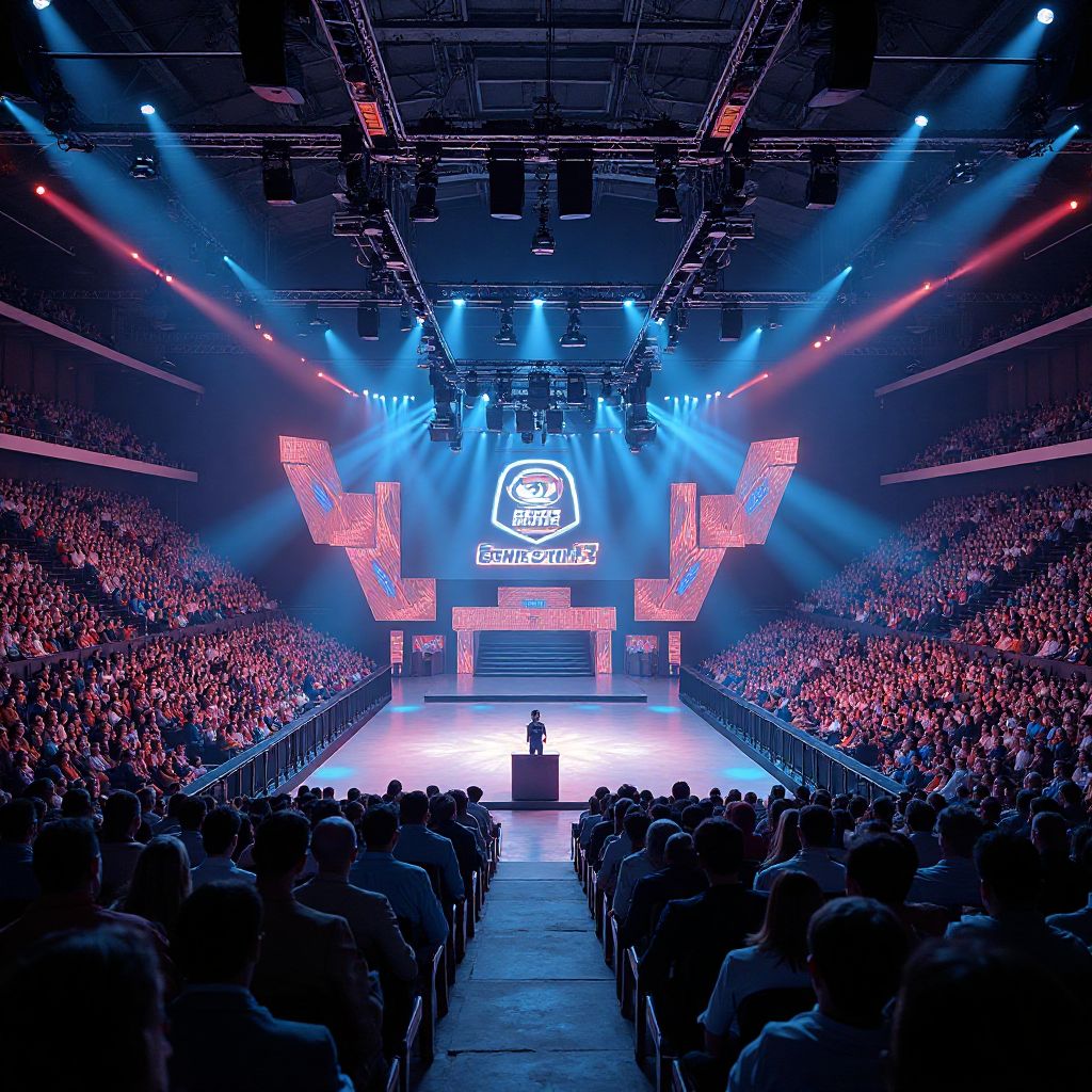 Esports tournament arena